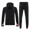 Paris Saint-Germain Hoodie Treningowa 2024-25 Czarny